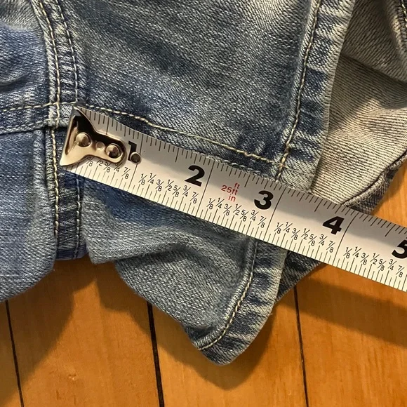 Vintage Y2K Z. Co Embroidered Denim Short Shorts - Picture 7 of 11